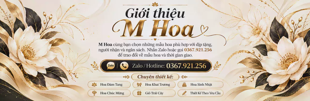 Ảnh bìa Shop hoa tươi Xã Tuy Phong Lâm Đồng - Một món hoa, nhiều điều muốn nói